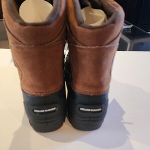 Men's Brown and Black Boots